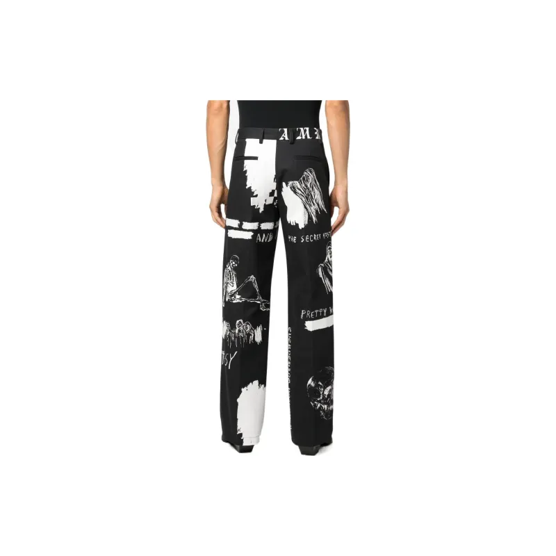AMIRI Graphic print Straight leg Trousers-3