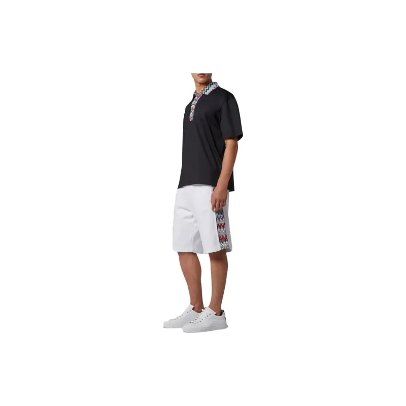 MISSONI Zigzag Detailed Fleece Bermuda Shorts-2