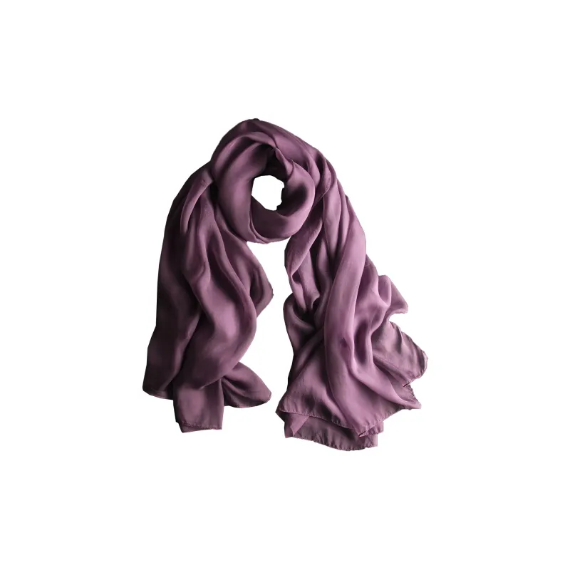 Shanghai Story 100% Mulberry Silk Silk Scarves Women's Dusty Pink Gradient Gift Box Set-24