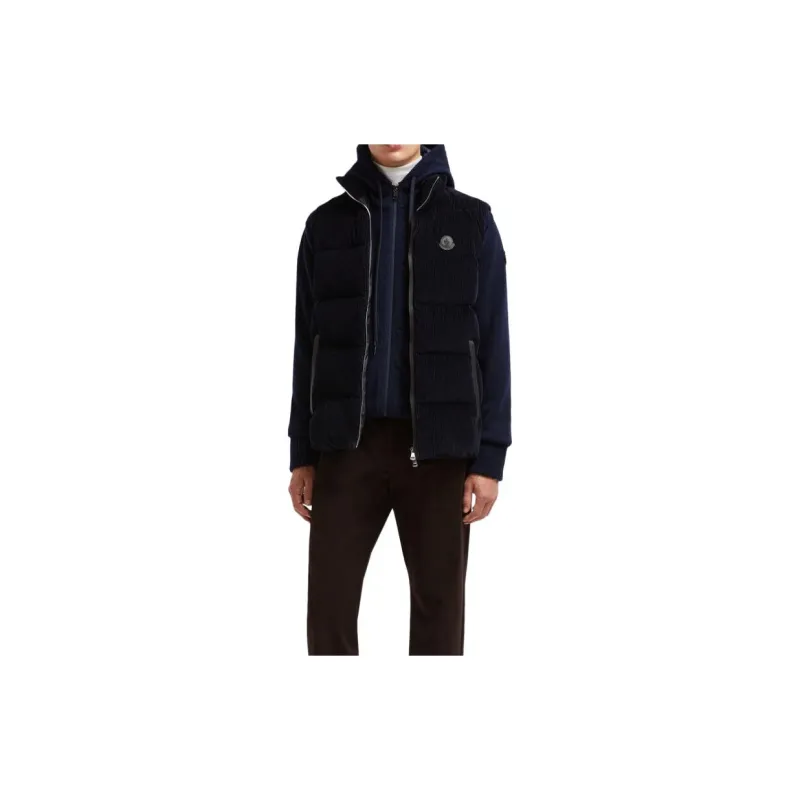 Moncler Vests Men Blue-1