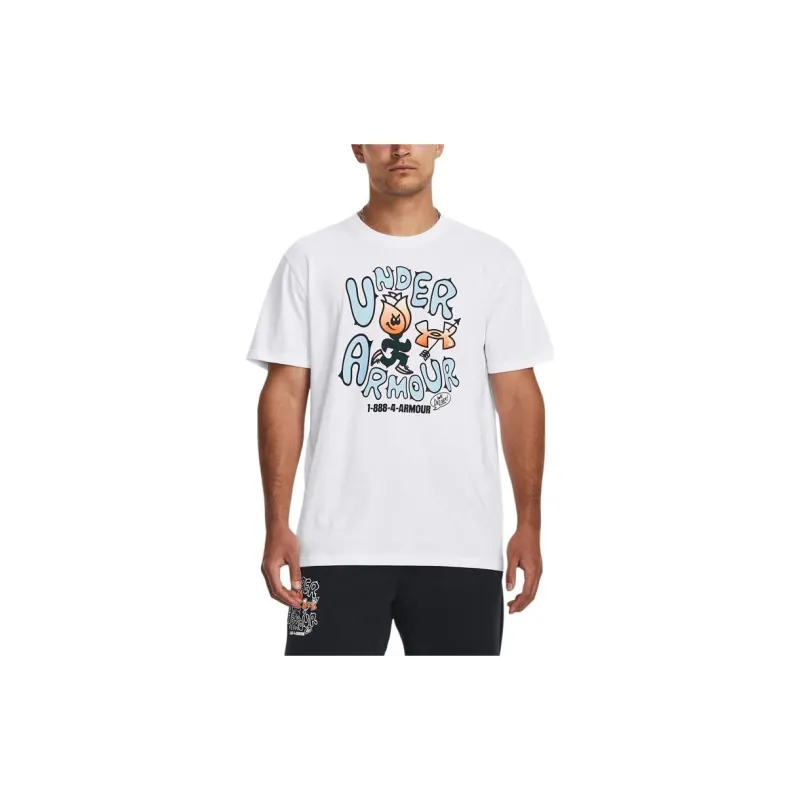 Under Armour T Shirt Men's White-3