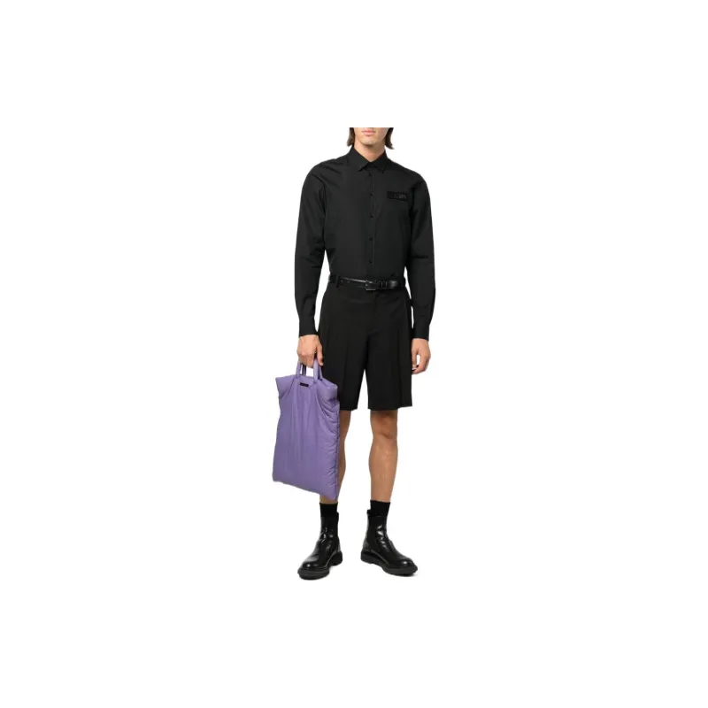 MOSCHINO Shirts Men Black-1