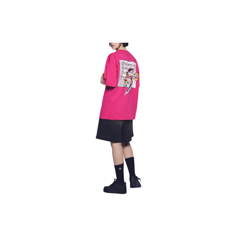 Acme De La Vie/ADLV x FEITIANXIAONVJING LIANMINGKUAN T Shirt Unisex Pink-3