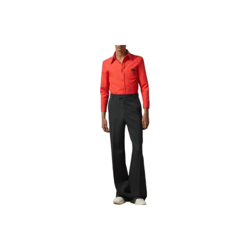 GUCCI Shirts Men Red-3