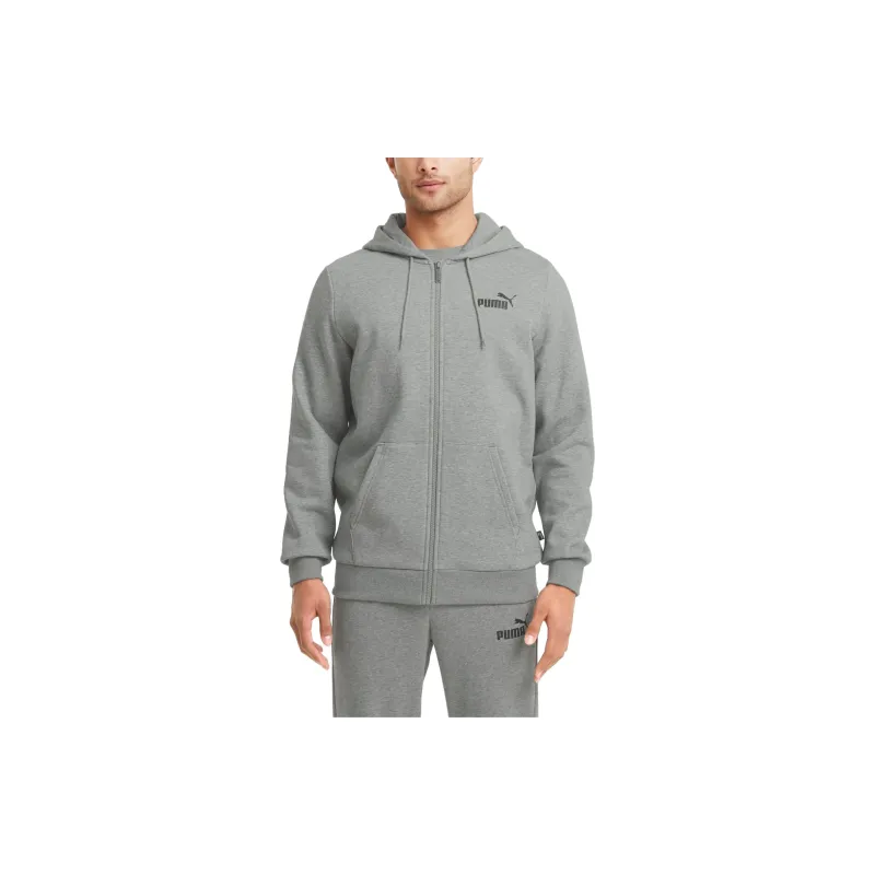 PUMA Sudadera Con Capucha Y Logotipo Essentials Con Cremallera Completa Para Hombre-2