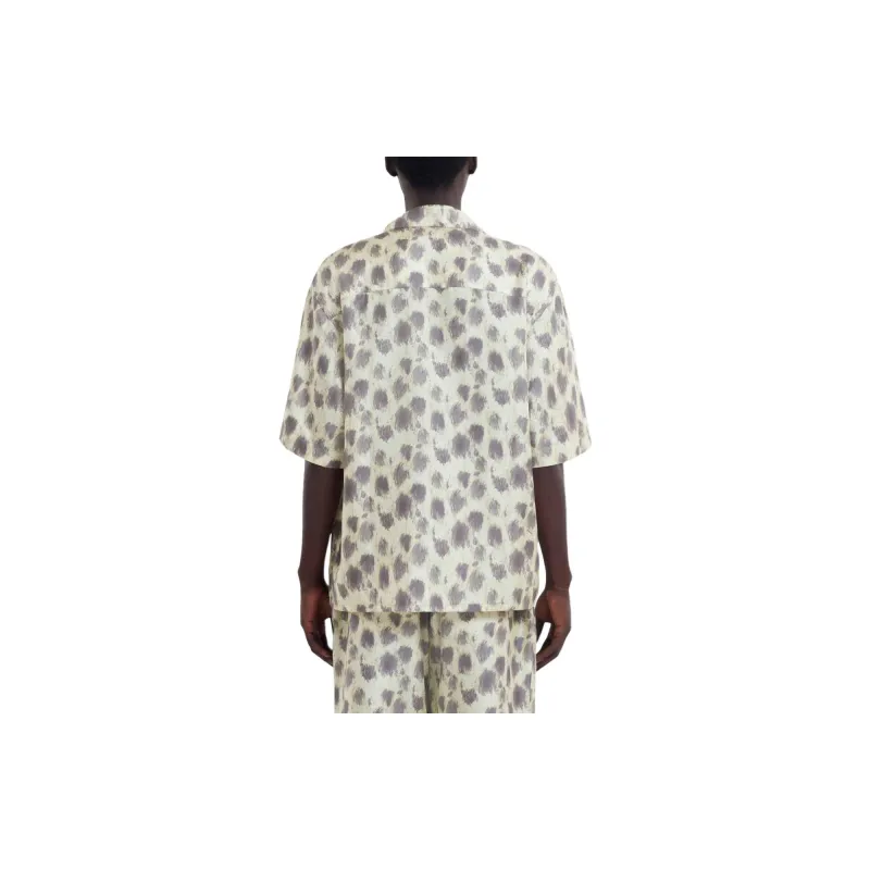 MARNI Crayon Leopard Printed Bowling Shirt-2