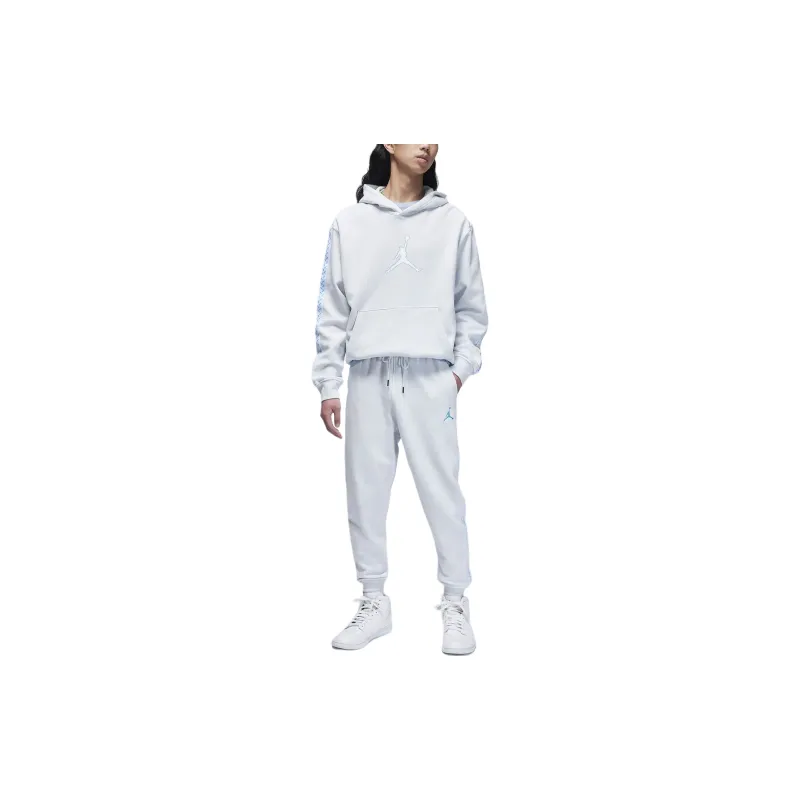 Jordan Flight MVP Knitted Sweatpants Men's White-3