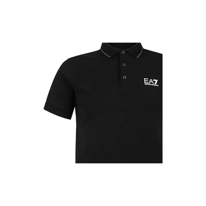 EMPORIO ARMANI EA7 Polo Shirt Men's Black-5