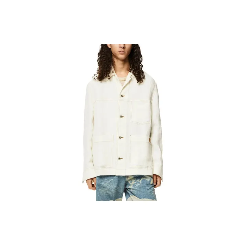 LOEWE Jackets Men White-2