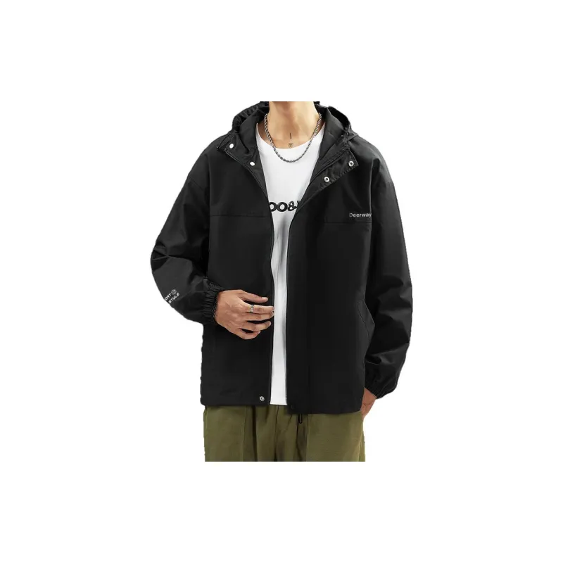 DEERWAY Jackets Men Black-1