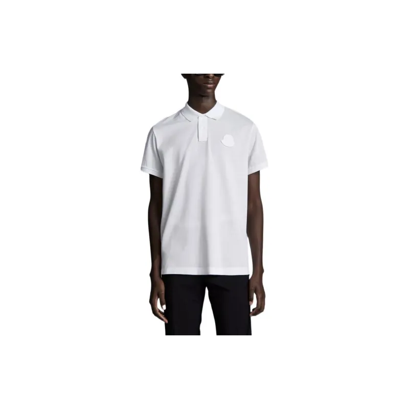 Moncler Polo Shirts Men White-3