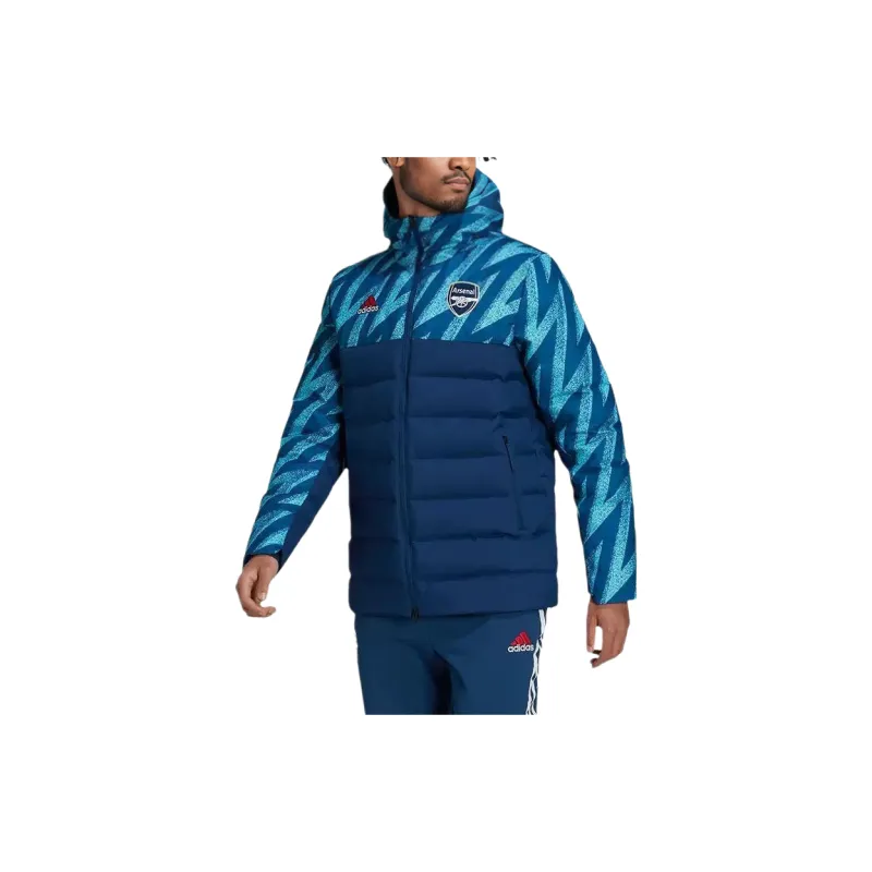 Adidas Down Jackets Men Blue-2