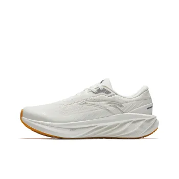 Anta Travel Anti Slip Wear Resistant Low Top Running Shoes Men's White Silver