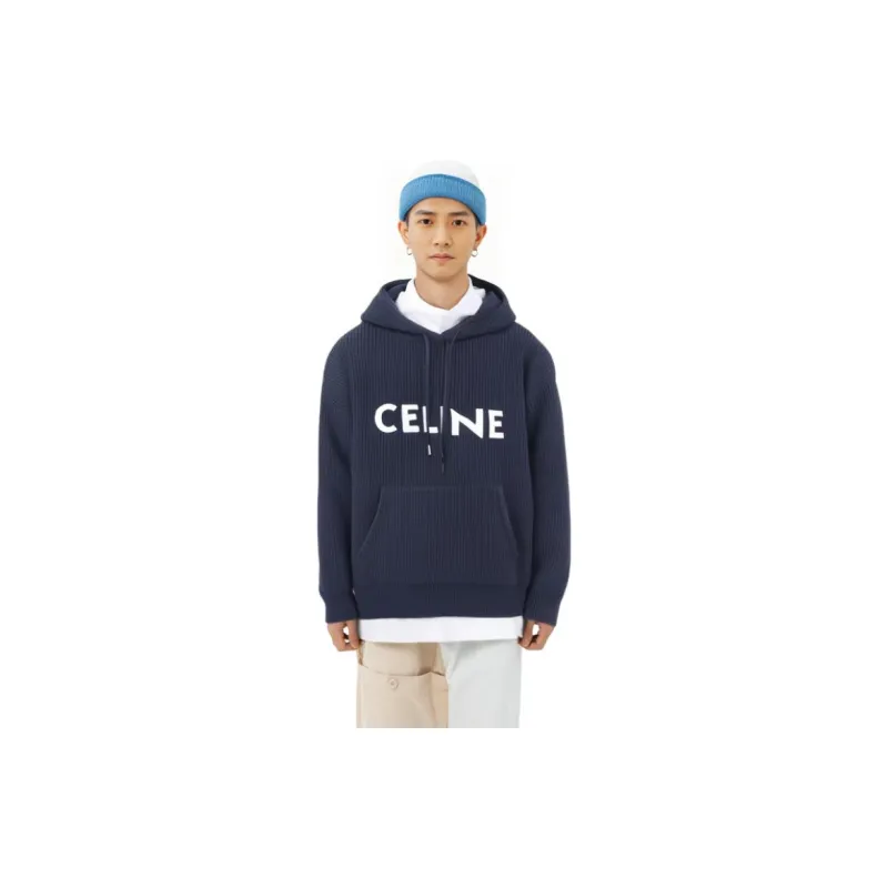 CELINE Sweatshirts Men Black-3