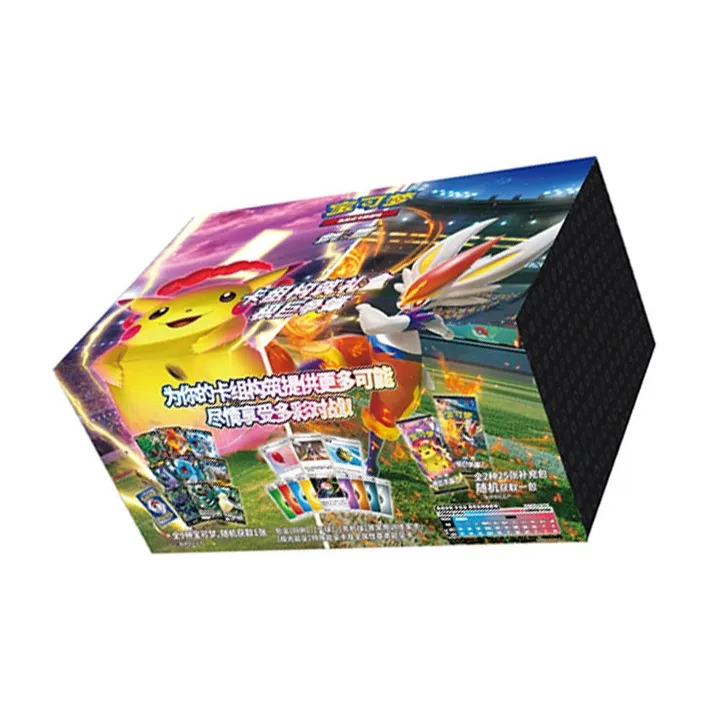 POKEMON Sword & Shield PTCG Simplified Chinese Gigantamax Clash Deck Building Box Battle Cards 1 Box-1