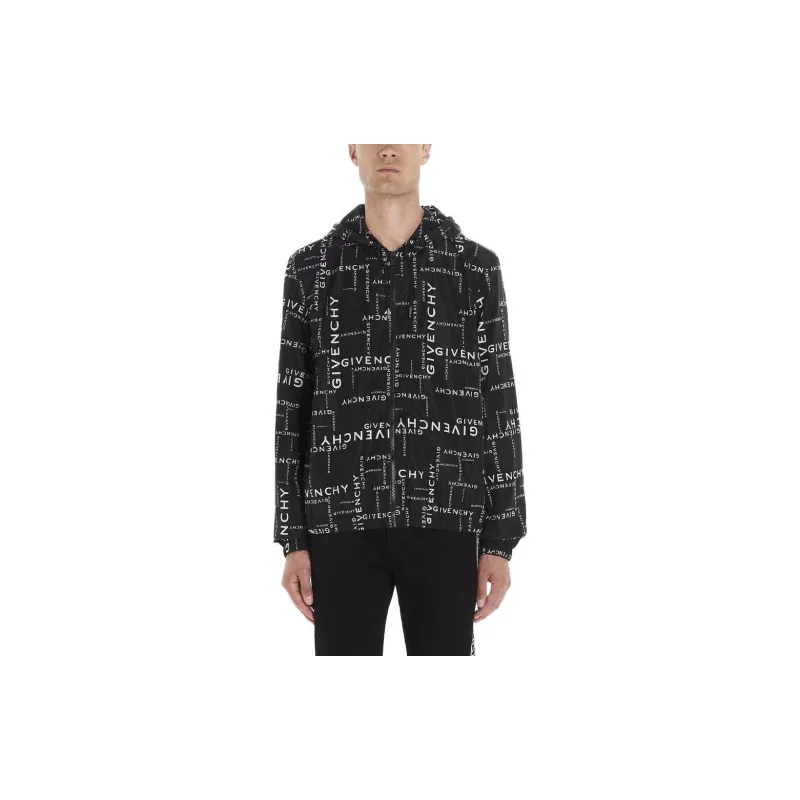 Givenchy Windbreaker Jackets Men Black-2