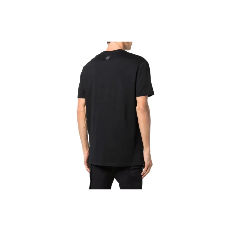 PHILIPP PLEIN Logo print Cotton T shirt-4