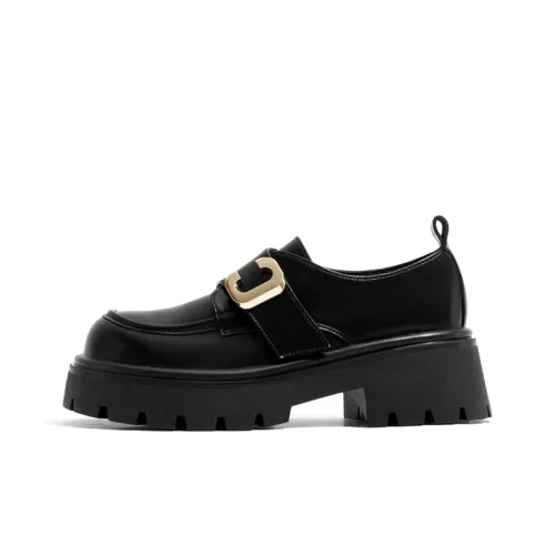 Old Meow Fashion Versatile Comfortable Height Increasing Loafers 5.5cm Women's