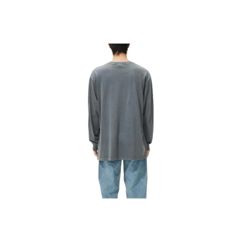 Lee T Shirt Unisex Charcoal Gray-3