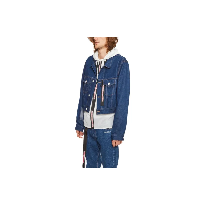 OFF WHITE Panelled Denim Jacket-1