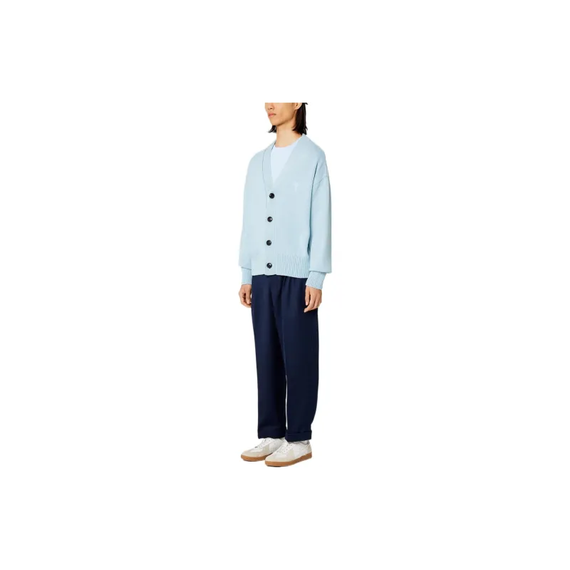AMIPARIS Ami De Coeur Intarsia logo Cardigan-5