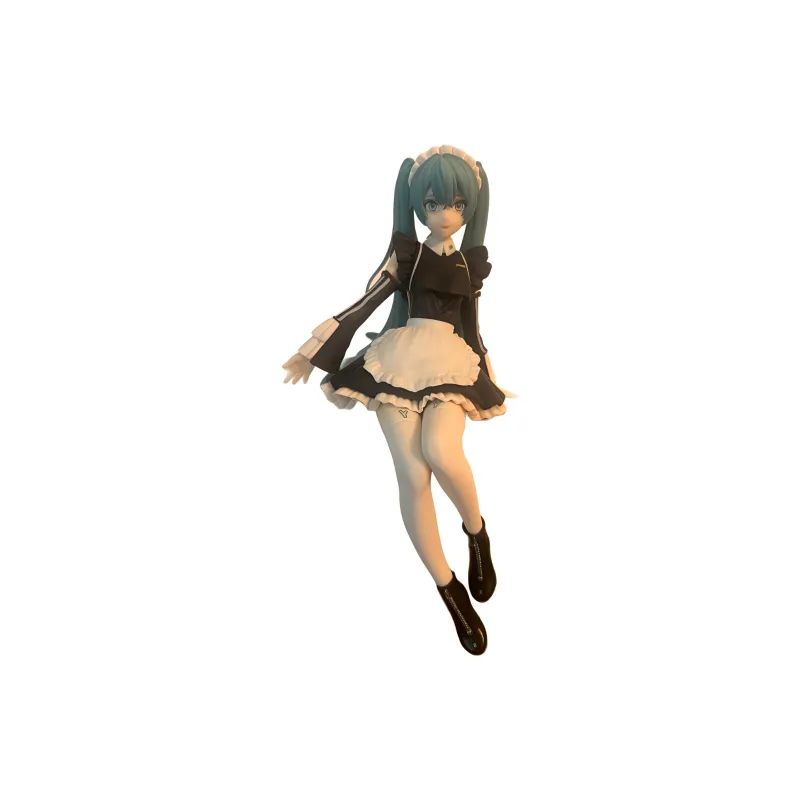 FURYU Hatsune Miku Vocaloid Maid Ver. Noodle Stopper Scale Figure 17cm Bonus Gifts-4