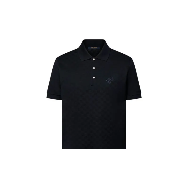 LOUIS VUITTON 1AGILG Damier Cotton Pique Polo-5