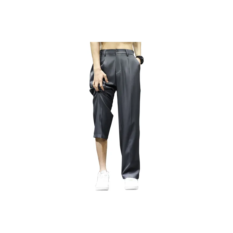 TEN MIRO Casual Pants Unisex Black-7
