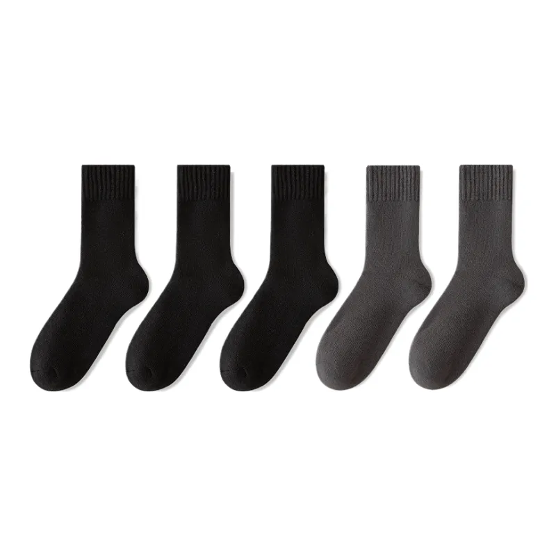Lan Miao Mid Calf Socks Men's 5 Pack-10