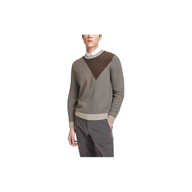 GOLDLION Sweaters Men Brown 67-1