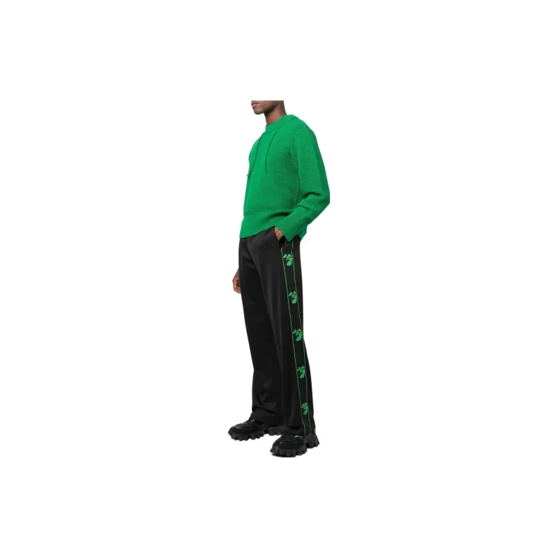 OFF WHITE Face Band Straight Leg Track Pants-1