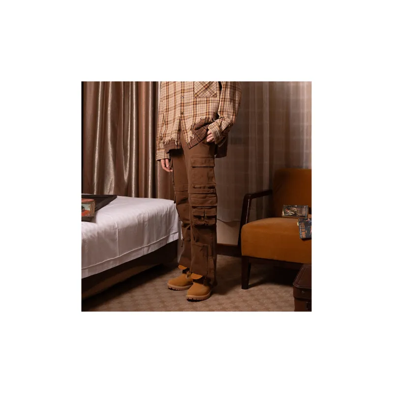 SOD System Of Dysfunction Cargo Pants Unisex Tan-3