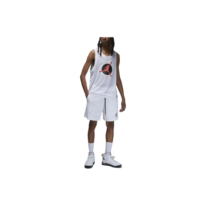 Jordan Flight MVP Basketball Jerseys Men White-2