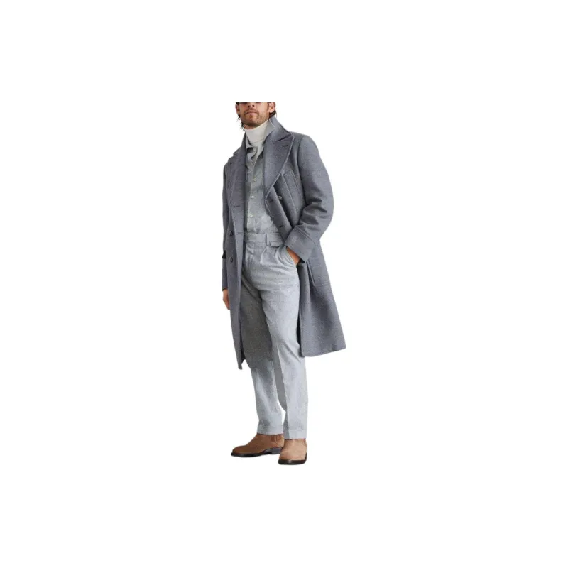 Brunello Cucinelli Pressed Crease Tailored Trousers-3