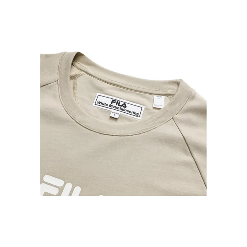 FILA FUSION x White Mountaineering Sweatshirt Men's Cappuccino Khaki-3