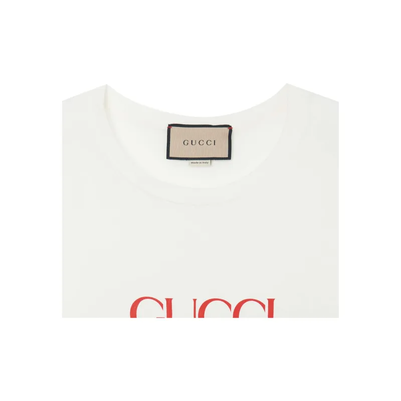 GUCCI Interlocking G Cotton T Shirt-6