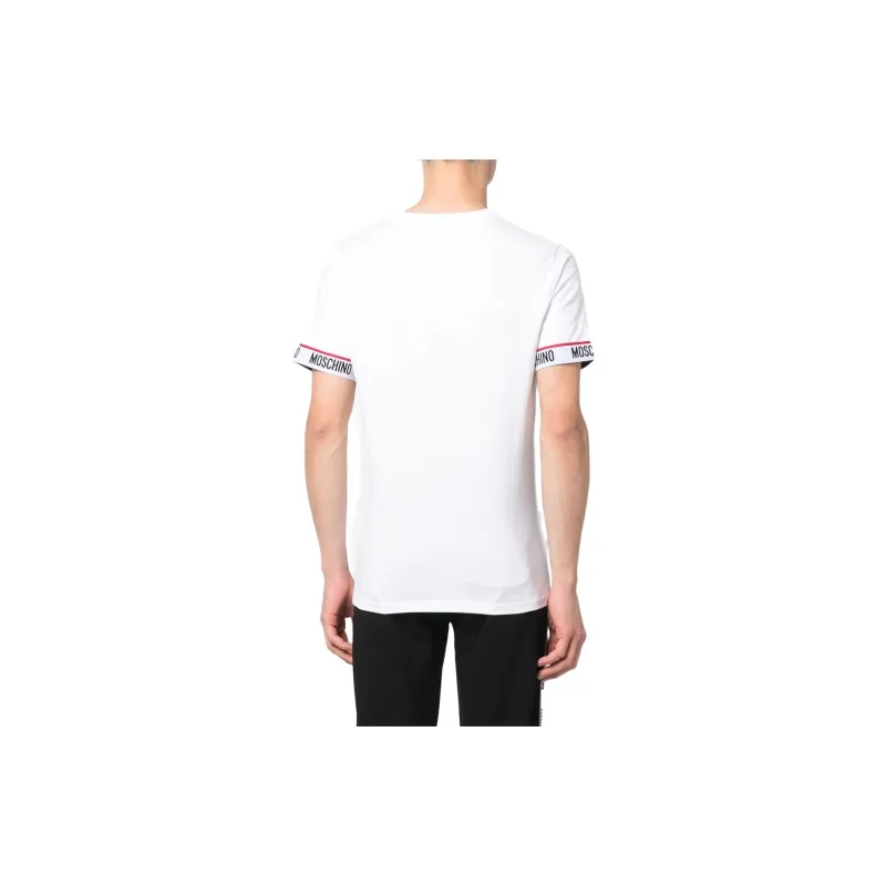 MOSCHINO T Shirts Men White-2