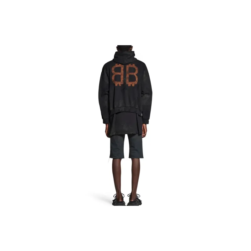 Balenciaga Crypto Medium Fit Hoodie-4