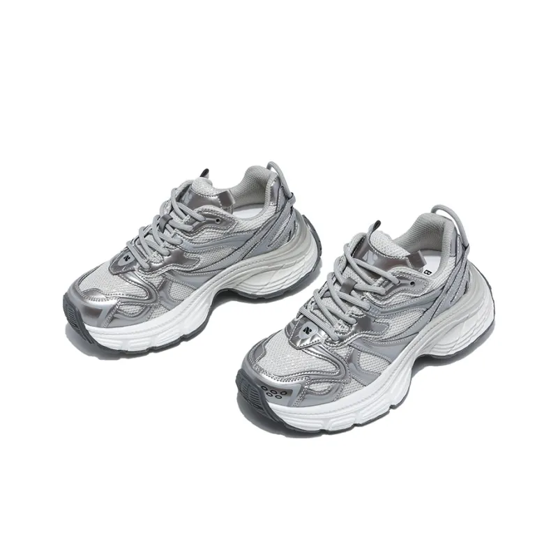 BDED Cushioning, Breathable, Height Increasing Low Top Chunky Sneakers Women's Box Included-9