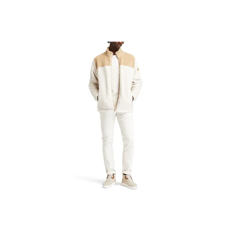 Timberland Velvet Jackets Men Light Mud-3