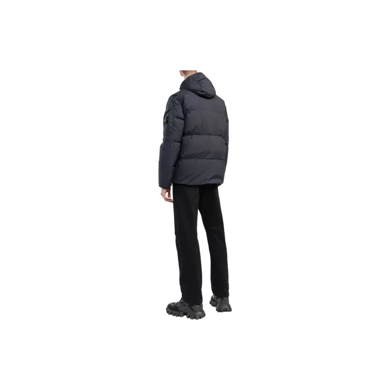 STONE ISLAND Down Jacket Winter Men's Navy-3