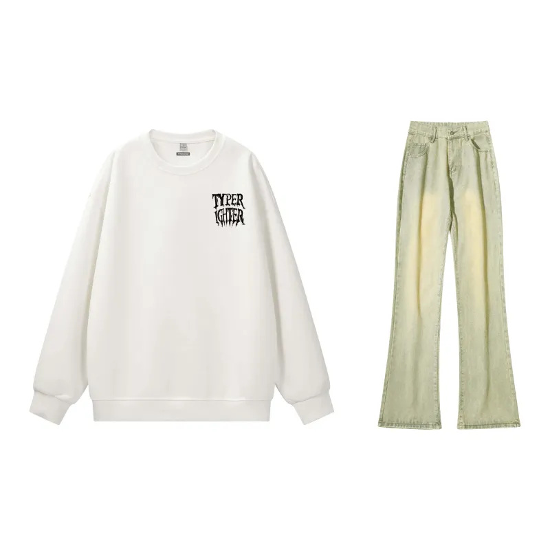 TYPERIGHTER Sweatshirt Set Unisex-19