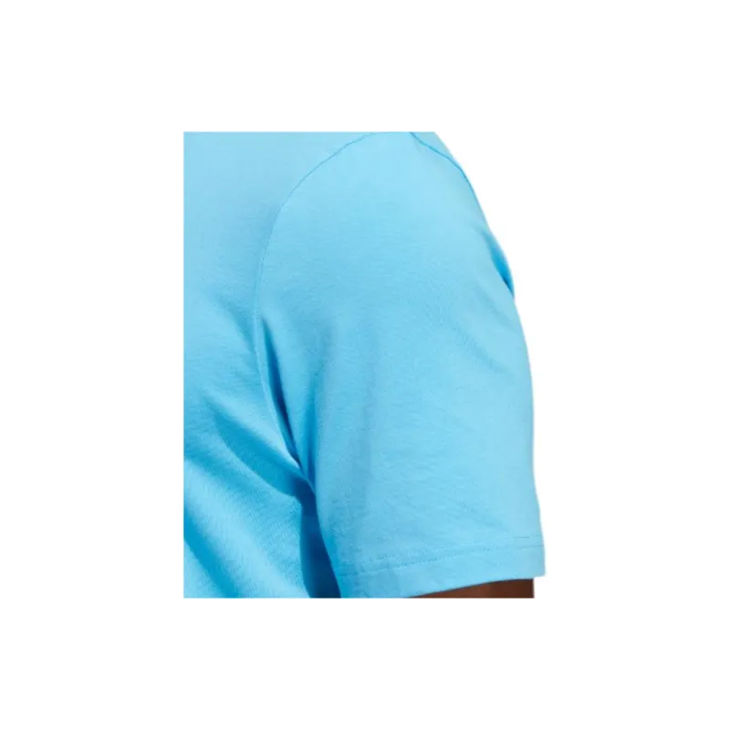 Adidas T Shirts Men Sky Blue-4