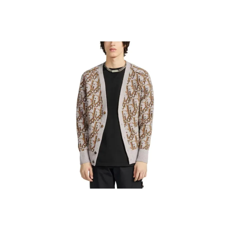 DIOR FW22 Sweater Men's Beige Brown-2