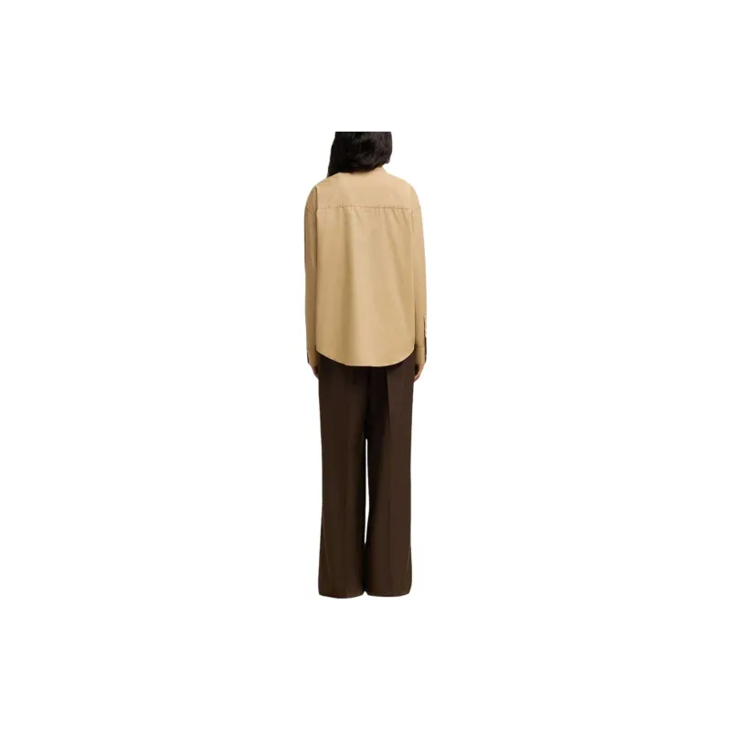 AMIPARIS Scarf collar Cotton Shirt-1