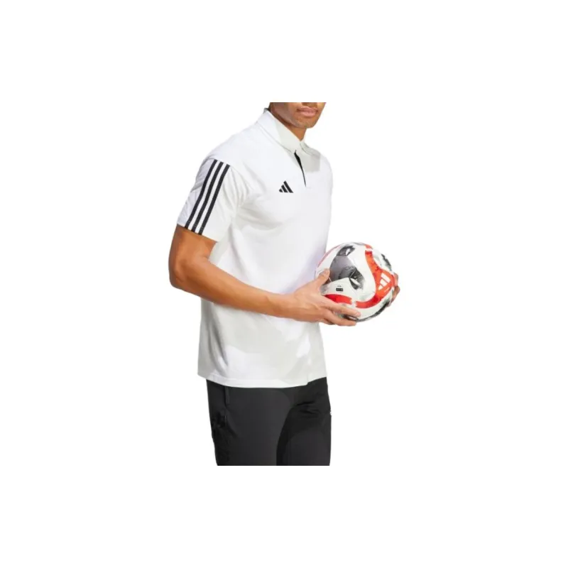 Adidas Polo Shirts Men White-3