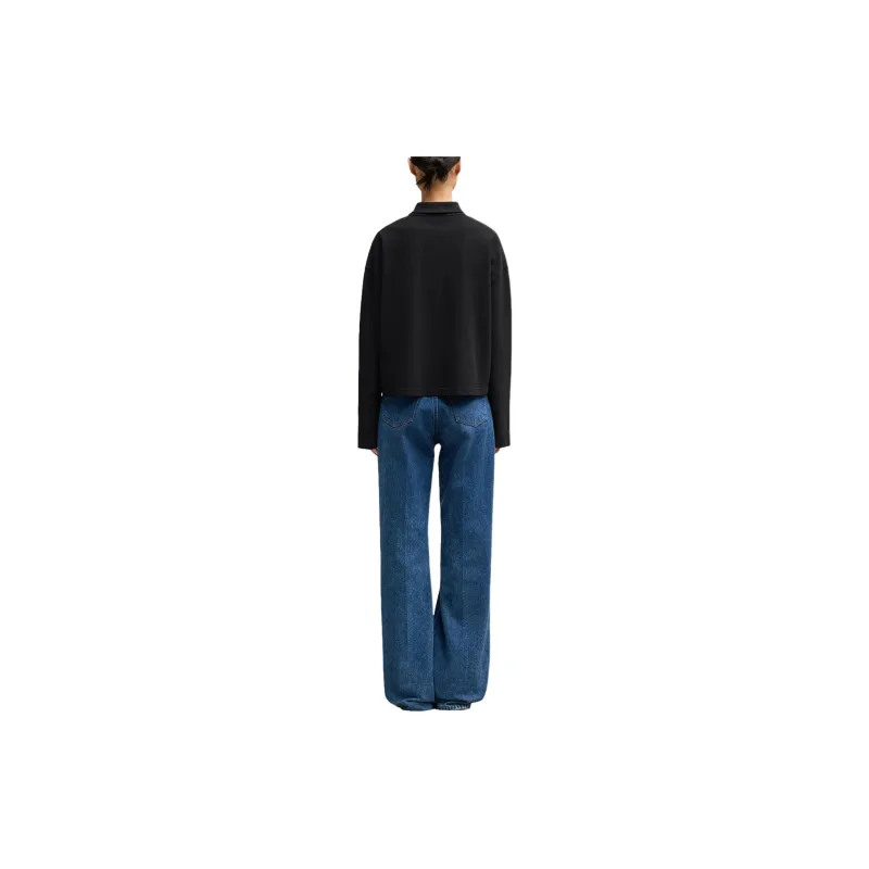 AMIPARIS Ami De Coeur Cropped Polo Shirt-1