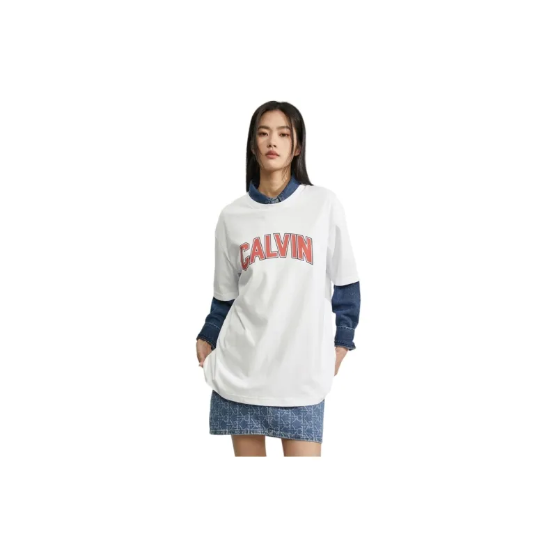 CK/Calvin Klein T Shirt Unisex Moon White-3