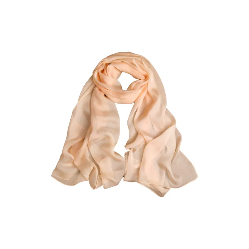Shanghai Story 100% Mulberry Silk Silk Scarves Women's Dusty Pink Gradient Gift Box Set-18