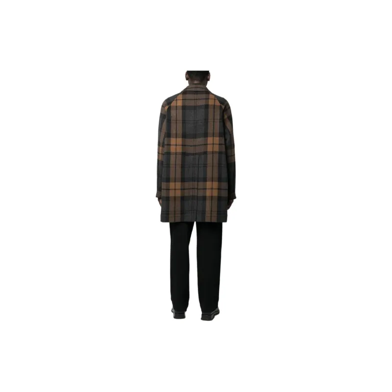 WOOLRICH Upstate Checked Wool Coat-2